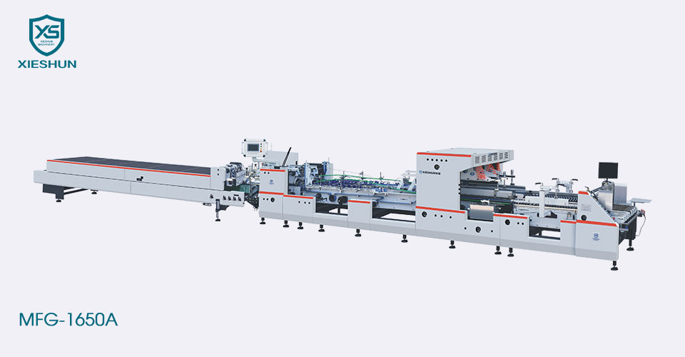 Straight Line Heavy Duty Folder Lepilni stroj